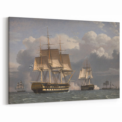 Realistic Wall Art of Sailing Ships - Classical Realism Art Canvas