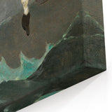 Dramatic Realism Art of Ducks in Flight - Fine Art Realism Canvas