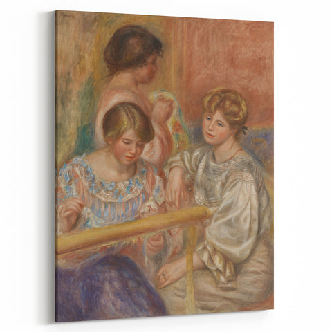 Impressionism Wall Art - The Embroiderers - Renoir’s Classic Masterpiece Print