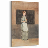 Classical Realism Art Print - Blackboard (1877) by Winslow Homer - Realistic Wall Art