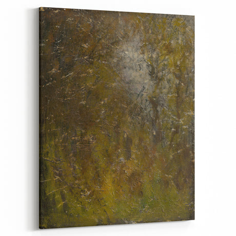 Impressionism Wall Art - Abstract Landscape in Nature - Textured Park Scene Print