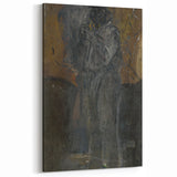 Impressionism Wall Art - Mysterious Figure of a Man - Dark Moody Art Print