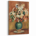 Impressionism Wall Art - Vibrant Floral Bouquet - Renoir Flower Vase Print