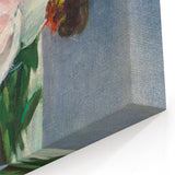 Impressionism Wall Art - Floral Bouquet in Crystal Vase - Manet's Flower Art Print