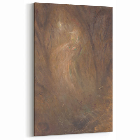 Impressionism Wall Art - Mysterious Forest Ghost - Ethereal Art Print