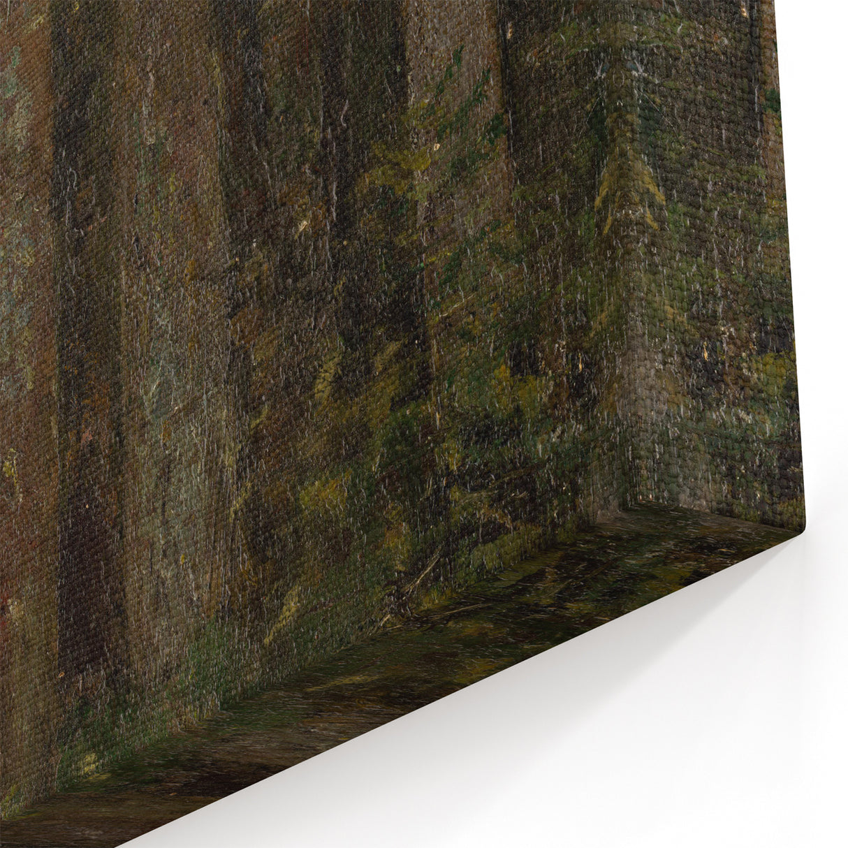Impressionism Wall Art - Forest Interior Scene - Moody Woodland Art Print