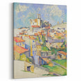 Impressionism Wall Art - Colorful Townscape - Cezanne's Gardanne Print