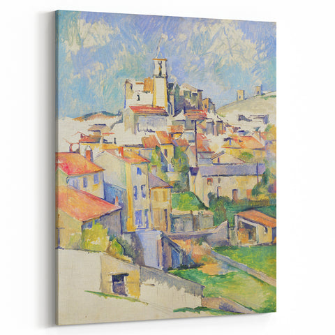 Impressionism Wall Art - Colorful Townscape - Cezanne's Gardanne Print