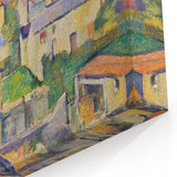 Impressionism Wall Art - Colorful Townscape - Cezanne's Gardanne Print