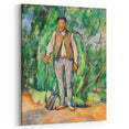 Impressionism Wall Art - Portrait of a Gardener - Cezanne’s Vibrant Nature Scene