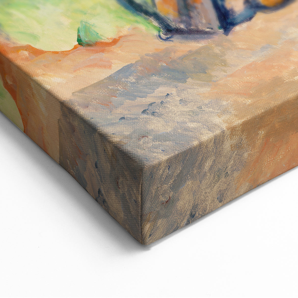 Impressionism Wall Art - Portrait of a Gardener - Cezanne’s Vibrant Nature Scene