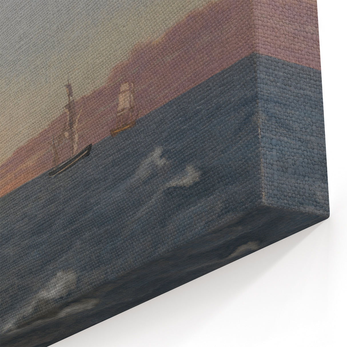 Maritime Realism Art Print - The Galathea and St. Jean by C.W. Eckersberg
