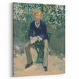Impressionism Wall Art - Portrait of George Moore in Garden - Manet Art Print