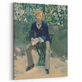 Impressionism Wall Art - Portrait of George Moore in Garden - Manet Art Print