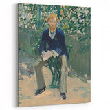 Impressionism Wall Art - Portrait of George Moore in Garden - Manet Art Print