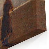 Impressionist Wall Art - Man Leaning on a Parapet - Seurat’s Reflective Art Print