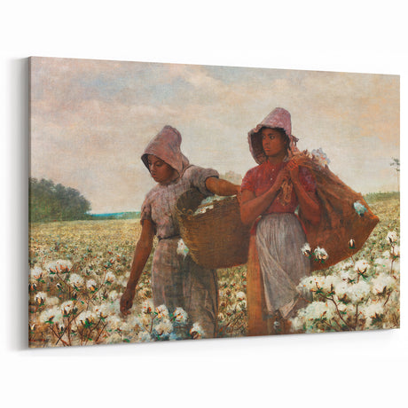 Realism Art Print - The Cotton Pickers by Winslow Homer - Detailed Realism