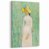 Impressionist Art Print - Girl in White by Vincent van Gogh - Van Gogh Wall Art