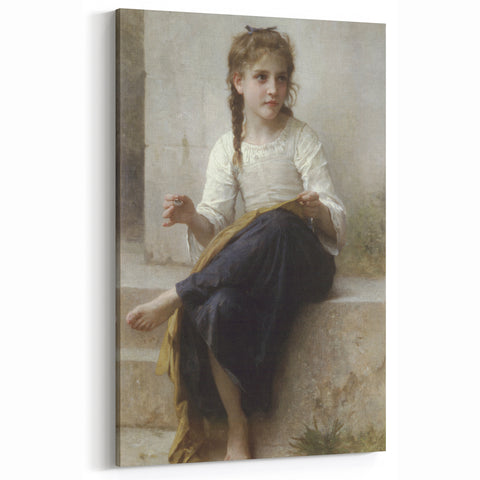 Classical Realism Portrait - Young Girl in Repose