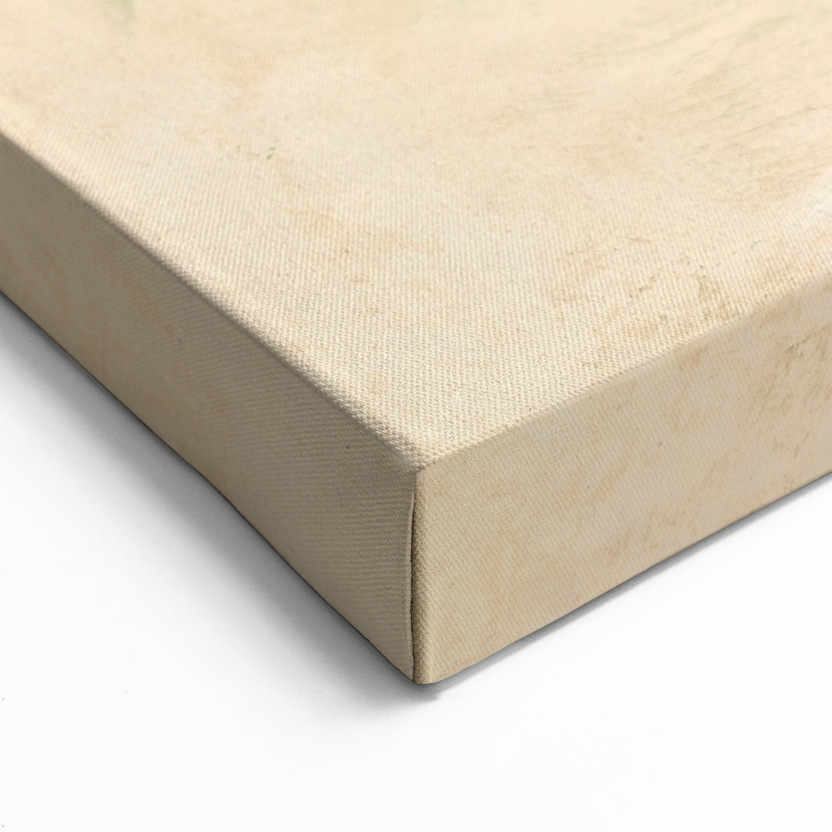 Ocean Breeze Abstract Art - Beige and Navy Blue Textured Canvas