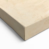 Ocean Breeze Abstract Art - Beige and Navy Blue Textured Canvas