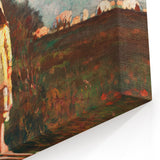 Realism Pastoral Scene - Two Girls in a Field by Homer
