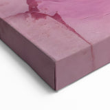 Colorful Line Abstract - Pastel Brush Strokes Pink and Purple Canvas