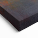 Fiery Passion Abstract Art - Red, Orange, and Dark Blue Canvas