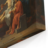 Neoclassical Art Print: The Death of Socrates by David - Historic Art Reproduction