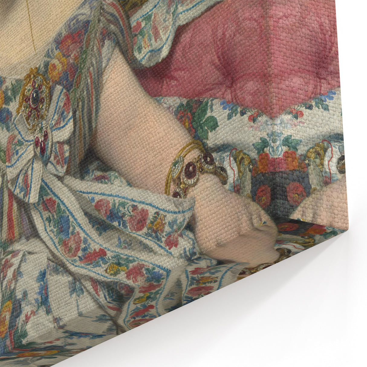 Neoclassical Art Print: Madame Moitessier by Ingres - Classical Portrait Decor