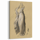 Neoclassical Art Print: Castor & Pollux Freeing Helen - Classical Study Art