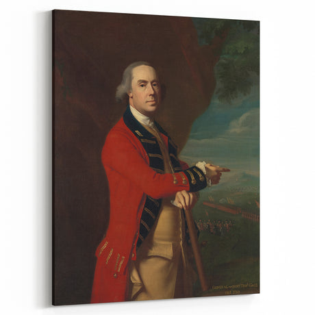 Neoclassical Art Print of General Thomas Gage - 18th Century Classicism