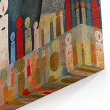 Colorful Abstract Figures Art - Geometric Strokes and Line Print