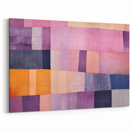 Pastel Dream Abstract Art - Soft Pink, Lavender, and Peach Canvas