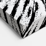 Black and White Abstract Art - Explosive Burst Monochrome Design