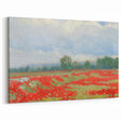 Impressionist Landscape Wall Art - Red Field by Lajos Csordák Print