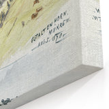 Impressionist Mountain Landscape Wall Art - Sargent's Alpine Print