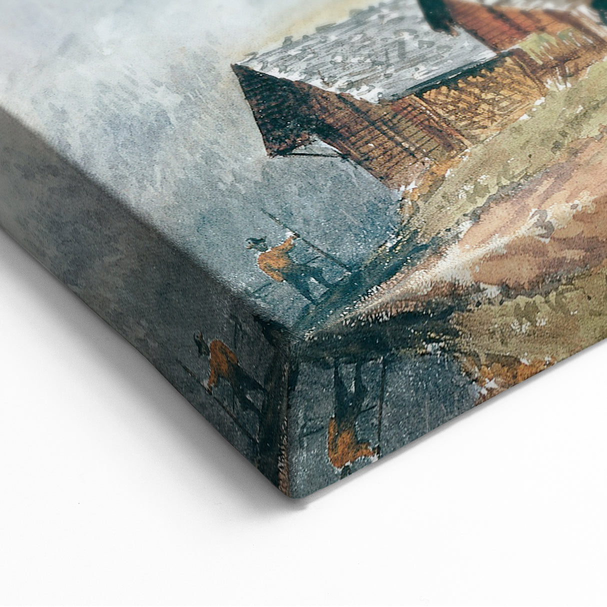 Impressionist Mountain Landscape Wall Art - Sargent's Alpine Print