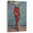 Impressionist Harlequin Wall Art - Paul Cézanne's Colorful Character Print