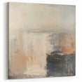 Calm Coastal Abstract Art - Beige and Gray Minimalist Wall Décor