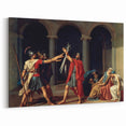 Neoclassical Art Print of The Oath of the Horatii by David - Historic Decor