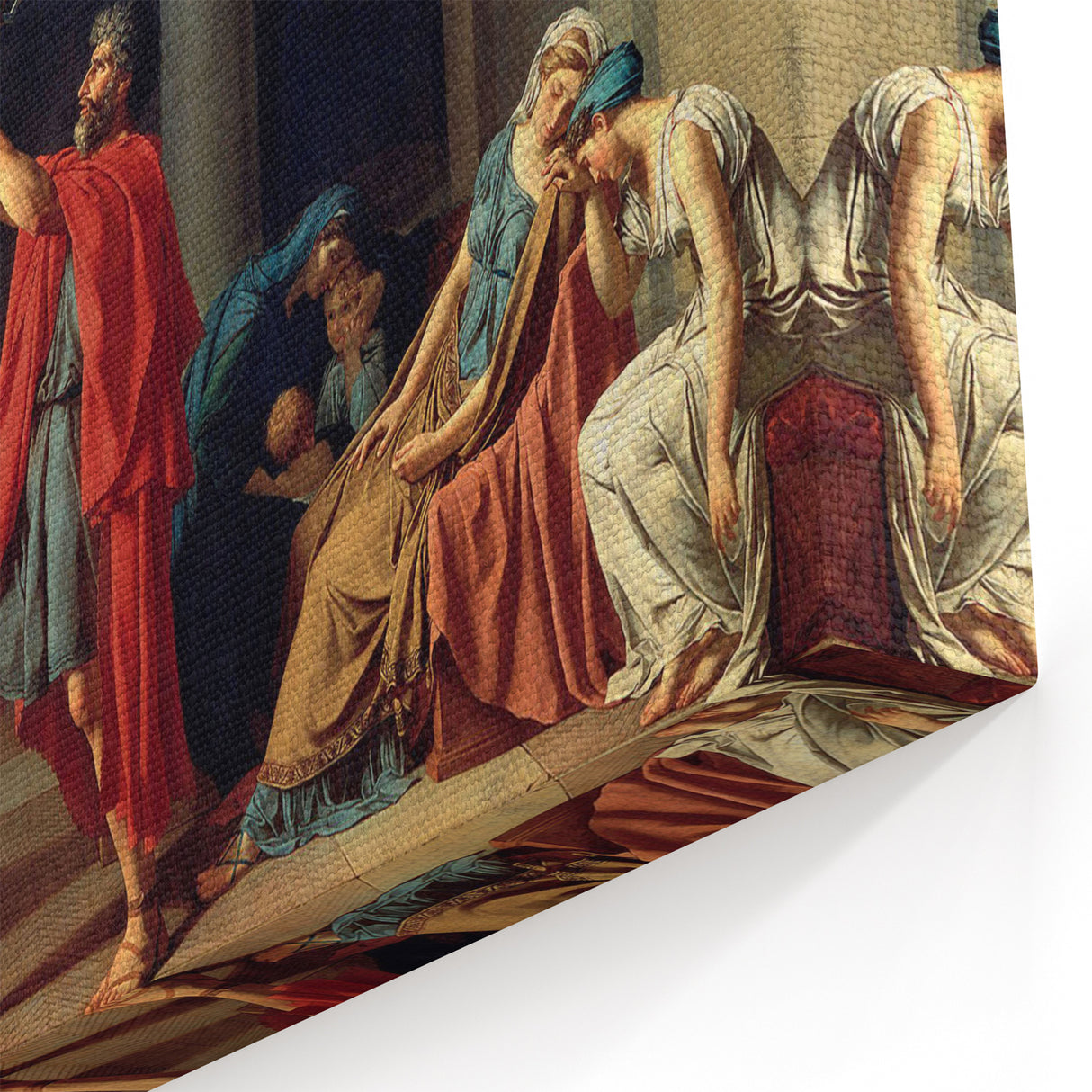 Neoclassical Art Print of The Oath of the Horatii by David - Historic Decor
