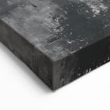 Monochrome Abstract Line Art - Black, White, and Gray Minimalist Design