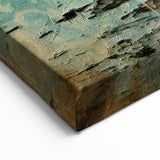 Abstract Floral Art - Modern Lotus Blossom in Serene Tones Canvas Print