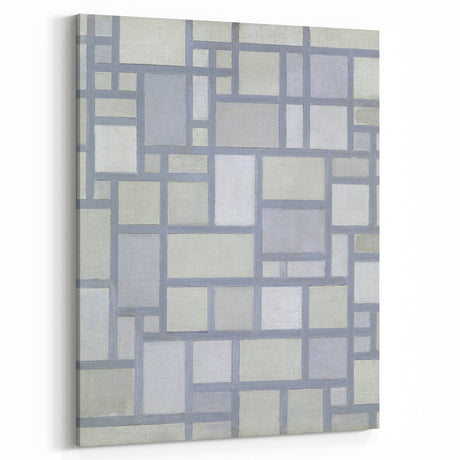 Modern Geometric Wall Art – Minimalist Gray Abstract Design Print