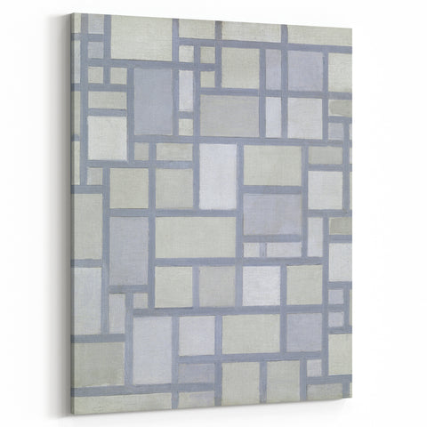 Modern Geometric Wall Art – Minimalist Gray Abstract Design Print