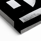 Bold Black and White Geometric Art - Modern Abstract Pattern Design