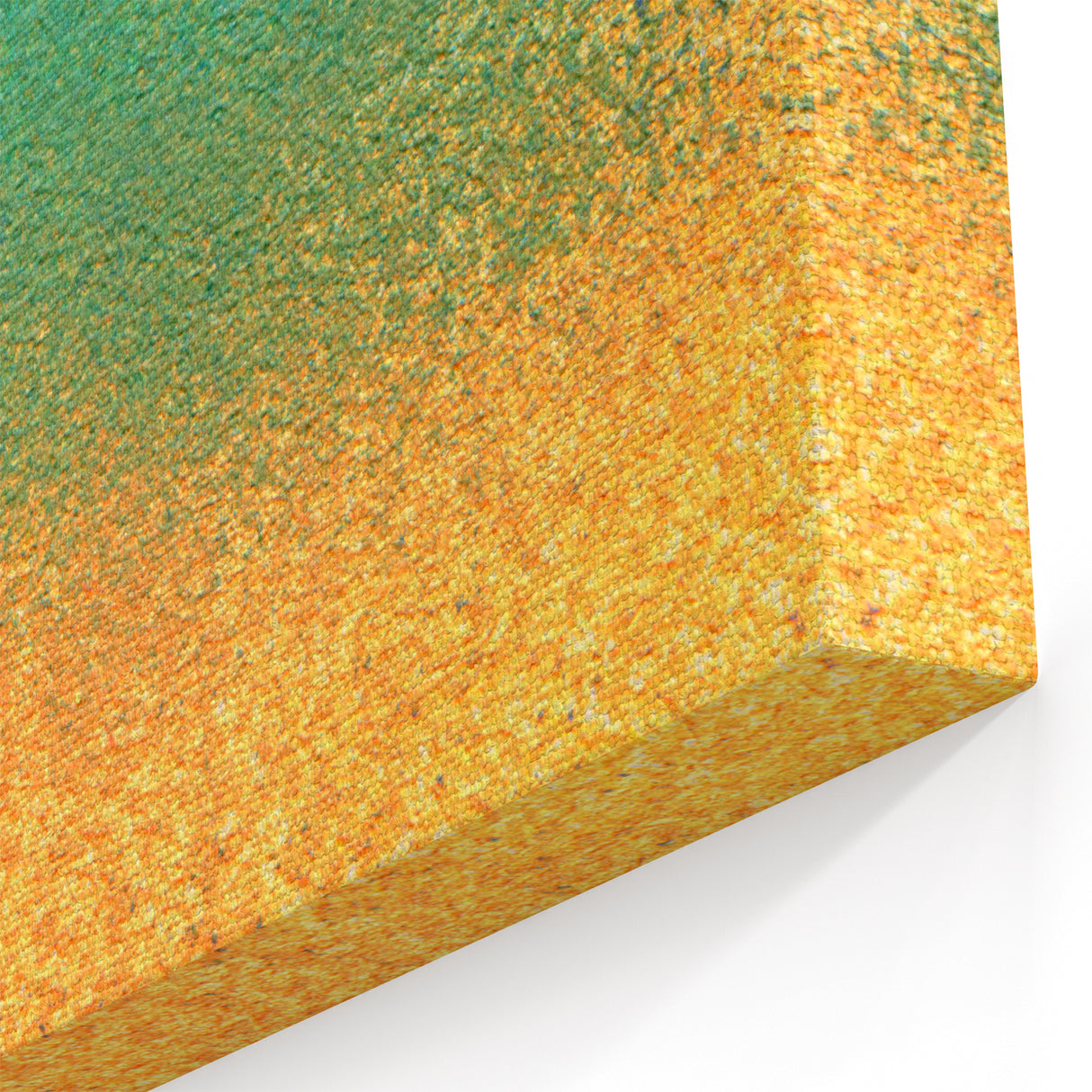 Ocean Breeze Abstract Art - Blue, Teal, and Golden Yellow Gradient