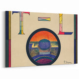 Modern Wall Art – Vibrant Abstract Pointillism in Bold Mixed Colors