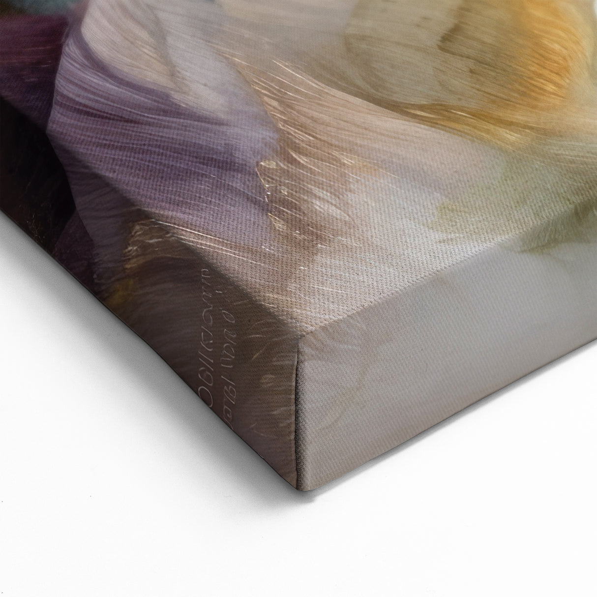 Mystical Abstract Swirl Art - Teal, Gold, and Burgundy Dreamy Design